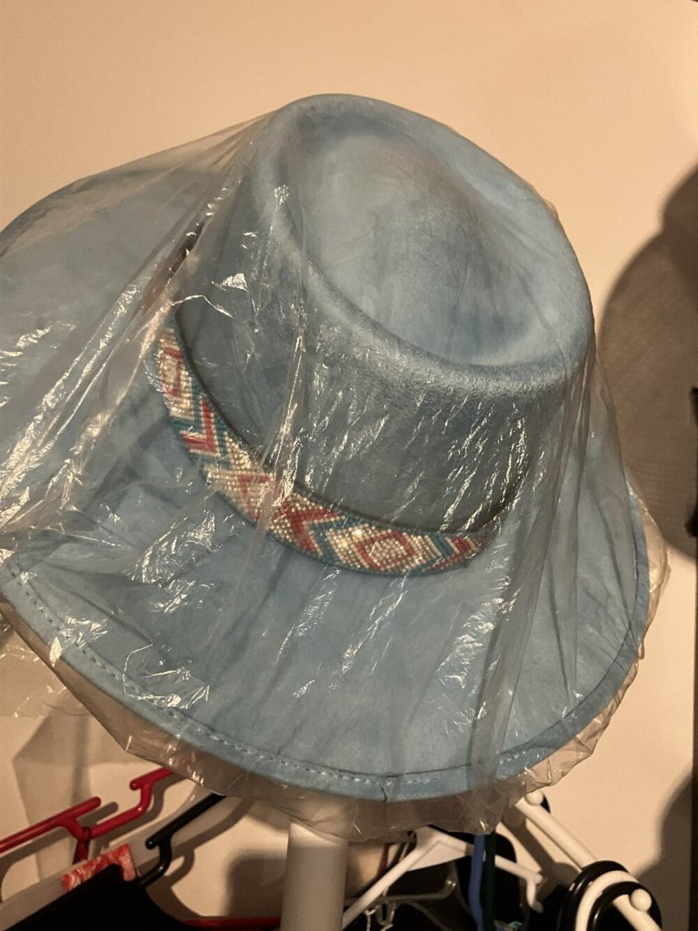 Woman's Light Blue Western Hat